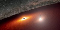 Масса за горизонтом событий